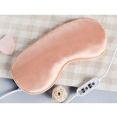 艾草熱敷眼罩 定時控溫 舒壓助眠, 杏粉色, 詳見包裝, 詳見包裝