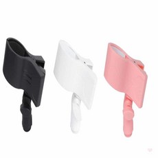 해피온 집게형 마이크홀더 마이크거치대, 화이트