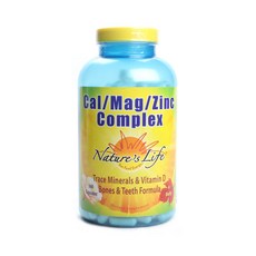 Nature's Life 鈣鎂鋅綜合膠囊, 1個, 360 件
