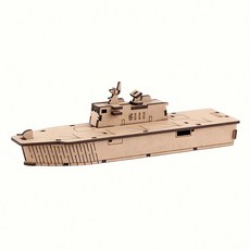 DIY 영플래닛 독도함 자작 배 모형 해양 미션 조립 키트 방어 전투함 모델 군사 역사, 본상품