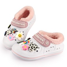 페이퍼플레인키즈 아동 털실내화 키즈 겨울 신발 여아 남아 유아 초등 학교