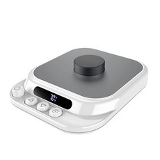 사워도우 스타터 워머(70-130°F) 온도 제어 24시간 타이머 평면/오목 용기 바닥 US 플러그와 호환 가능