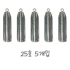 치프몰 친환경 회전고리 강철 봉돌 추, 1세트, 5개입