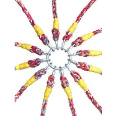 기타스포츠용품 체육대회도구 다방향 십자 단체게임 야유회 로프, 맞춤 제작은 고객센터 문의