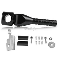 오토바이 호환 BMW R1200GS R1200 R 1200 GS LC R1250GS 어드벤처 잭업 핸들 보조 바 접이식 리프팅 레버, 검정색