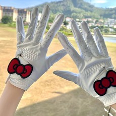 高爾夫球手套 露指運動手套 可愛設計, 1個, 不露指手套,20