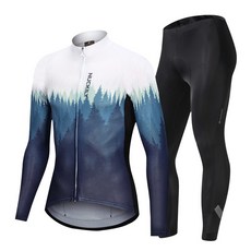 바이크랩 남성용 자전거의류 라이딩복 긴팔 상하의 세트 NLJS001