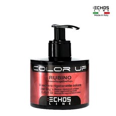 에코스라인 컬러업 컬러 코팅 트리트먼트 220ml 헤어매니큐어 멋내기 염색 부분새치 흰머리 톤업 톤다운, 레드와인, 1개