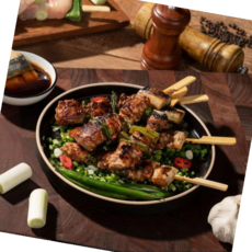 꼬치 캠핑음식 닭꼬치 야키토리 수제 파닭꼬치 구이 10개입, 1