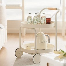 와이엑스 이동식 트롤리 쇼파다이 이동식 테이블, 원형(450x210x700mm)