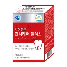 치아튼튼 인사케어 플러스 칼슘 프로폴리스추출물 210mg, 60정, 1개