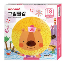 모나미 모니주 그림물감 여, 6ml, 18색