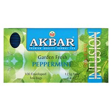 아크바 페퍼민트 허브차 100티백 허브티 페파민트티 cju+08565jI, 1.25g