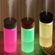 깜비상점 무선 LED 가습기 차량미니가습기, 컴팩트JS17가습기(화이트)
