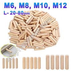 M5 M6 M8 M10 가구 은못 M12 캐비닛 세트 나무 라운드 막대 공예 서랍 플루트 피팅 네일