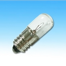鎢絲燈泡 E10 鎖牙式燈泡 實驗用小燈泡 DC3V-DC24V, 1個, DC6V