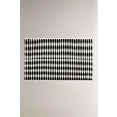 ZARA 와플 니트 스트럭처 욕실 발매트 - 블랙, 50 x 80 cm