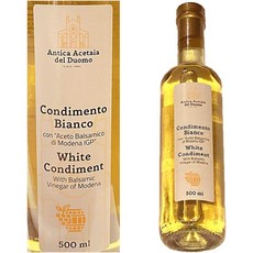 안드레 밀라노 컴퍼니 델 도모 화이트 발사믹 식초 500ml 이탈리아산, 1개