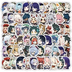 120PCS 노트북 애니메이션 게임 데칼 수하물 기타 스케이트 보드 편지지 스티커 어린이 장난감에 대 한 귀, 01 120PCS