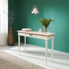 헤즈로 피어스 모던 심플 엔틱 복도 거실 미니 서랍형 콘솔 화장대 화이트, 피어스 콘솔 1