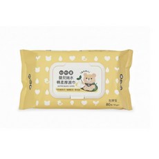 妙妙熊嬰兒純水棉柔厚濕巾80抽，棉柔抗菌濕巾10抽，純水無添加，加厚加大，寶寶清潔首選, 1個, 妙妙熊嬰兒純水棉柔厚濕巾80抽, 80抽