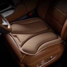 크레이지몬스터 무무 메모리폼 자동차 방석 차량용 논슬립 사계절 쿠션 시트커버 인체공학, 무무 메모리폼 방석, 라이트 그레이(1P)