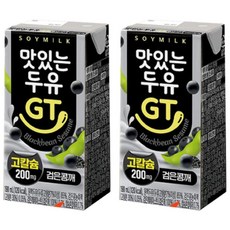 남양유업 맛있는두유 GT 검은콩깨 190ml 24팩 검은콩 두유 깨칼슘 고칼슘 달콤한맛, 1개, 1g, 1ml