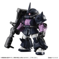 BANDAI 萬代 鋼彈食玩 機動戰士鋼彈 MOBILE SUIT ENSEMBLE 12 重裝X重奏 12, 1個, 075高機動型薩克II（黑色三連星規格）