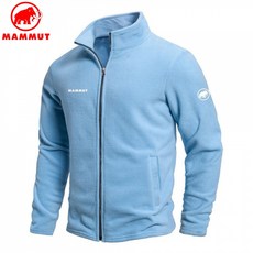 MAMMUT 마무트 매머드 남성복 칼라 지퍼 긴팔 맨투맨 대외무역 트렌드 백합 남성 벨벳 상의 외투