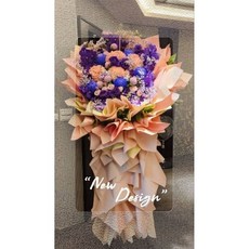 台北市花店 豪華紫色系超大型高架花籃 開幕開市/榮升榮調/喬遷/會員大會/競選總部成立, 1個