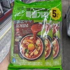 풀무원 해물순두부 찌개양념, 140g, 5개