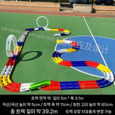 오르비 쇼핑몰 놀이 공원 대형 디자인 2 트랙 4 륜 구동 이벤트 경주 비행 링 변환 도로, I. 더블 플라잉+싱글 전환