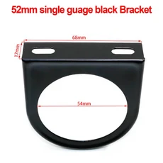 2인치 52mm 범용 자동차 미터 홀더 게이지 용 왼쪽 오른쪽 드라이브 블랙 싱글 더블 트리플 포드 호환, YC100216, YC100216