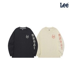 국내매장품 Lee 키즈 카우보이 그래픽 긴팔티셔츠 LK2601LT24