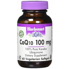 Bluebonnet 輔酶Q10植物軟膠囊 100mg, 1個, 60 件