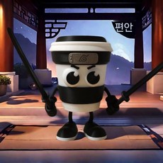 카푸치노 아사이노 닌자 외국 산과 바다 클래식 신수 창작 장난감 피규어 모델, 나무+상어+빨간 코끼리+원숭이