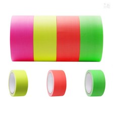 티디엠디 형광색 면테이프 페인트마스킹테이프, 노랑색