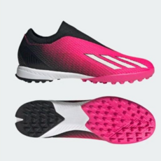 adidas 愛迪達 X 無鞋帶豪華五人制足球鞋黑色粉紅色 NZ5678