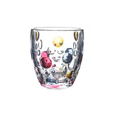 捷克幻彩水晶玻璃花瓶 歐式輕奢家用裝飾擺件, 高級彩繪里斯本