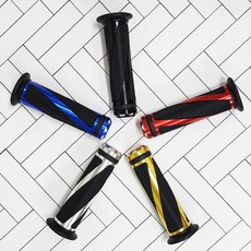 컬러 알루미늄 오토바이 손잡이, 상세 설명 참조, 1개