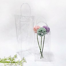 PVC 선물포장 DIY 투명 와인백 칠링백특가, 1개