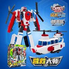 台灣熱賣 咖寶車神之拯救聯盟系列混凝土大師變形汽車飛機玩具金剛禮物, 精英版-營救大師HC7104, 1個