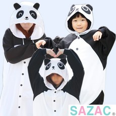 사자크 국산 사계절용 팬더동물잠옷