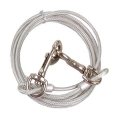 강아지 대형견 롱와이어 리드줄 3m 5m 애견 PVC 목줄, 5M(SR1547-2), 1개