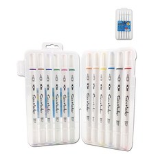 MONA 蒙納 6700 酒精雙頭麥克筆, 12色