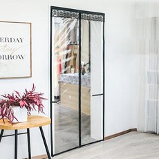 磁吸式透明防風塑膠門簾