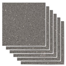 HD현대시트 접착식 정사각 PVC 바닥타일 두꺼운 3mm 데코타일 30X30cm 한국산, 6개, 다크 샌드스톤 반광 (HDJ-007)