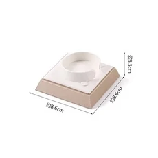 샴페인 화이트 디스플레이 케이스 목걸이 랙 하이 엔드 옥 보석 소품 카운터 크리스탈 전시 스탠드, 31 B09