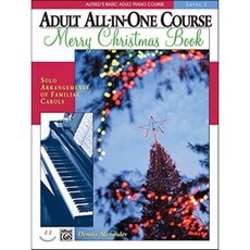 Adult All-In-One Course : Merry Christmas Book Level 2 Solo Arrangements of Familiar Carols, Alfred Music