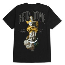 NEVERMIND PRIMITIVE GOLD PACK GP23-PAPFA2350 聖母T恤，舒適透氣，展現獨特風格, 森林綠,XL, 1個
